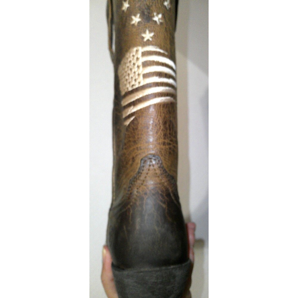 New NWT NIB Womens 6.5 Ariat Boot Western Distressed Heritage Liberty Leather - Picture 8 of 8